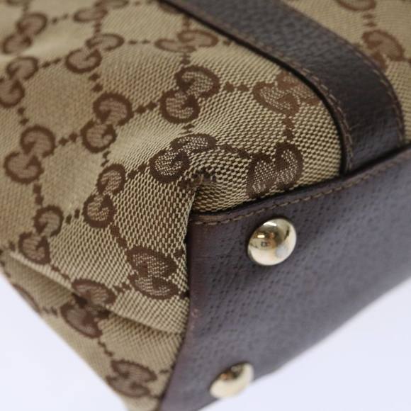 GUCCI GG Canvas Hand Bag Beige 141471 Auth ep3861 - Picture 10 of 16